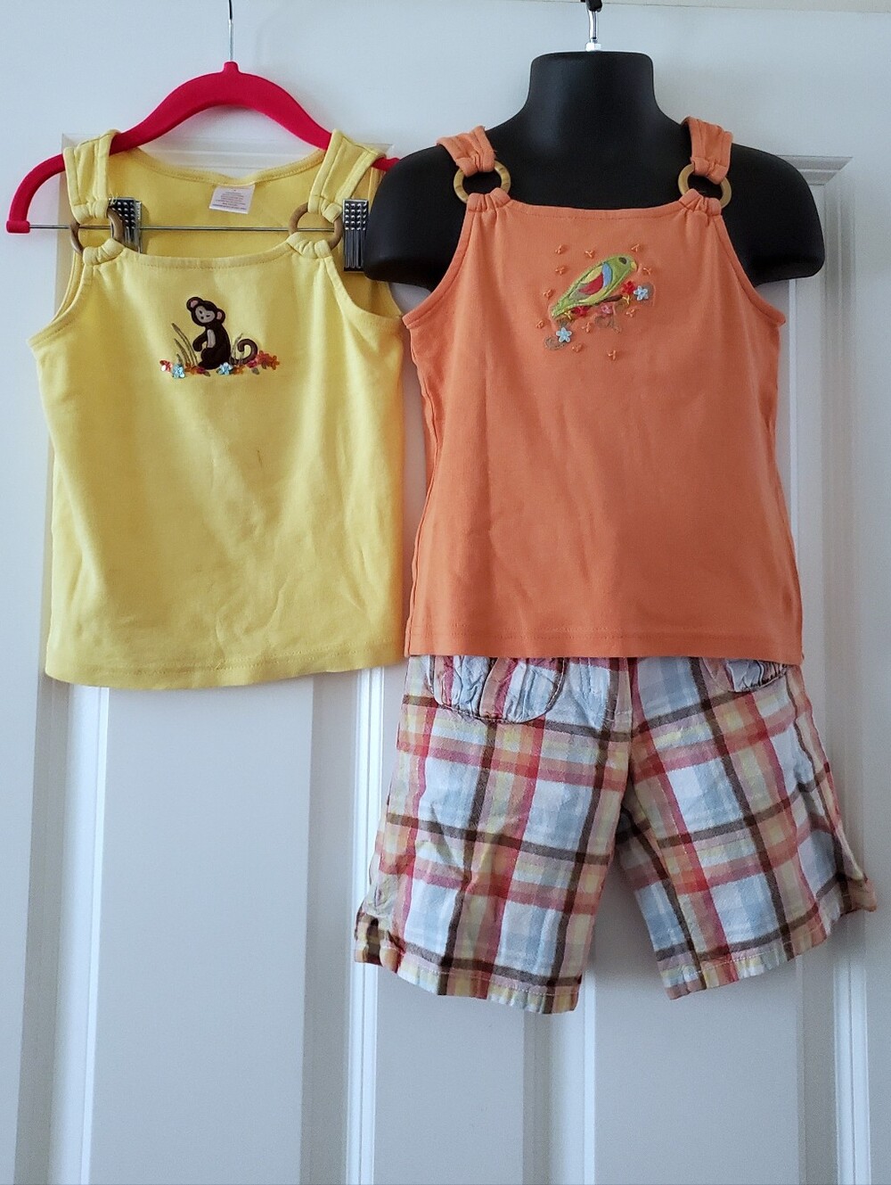 Gymboree Little Girl's 3-Piece Tropical Bermuda Shorts & Tank Top Set